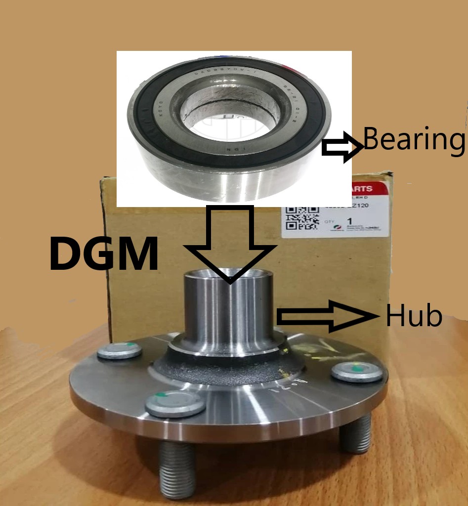 100% Original Perodua BEZZA 1.0/1.3 2019-2025Y Front Wheel Bearing ...