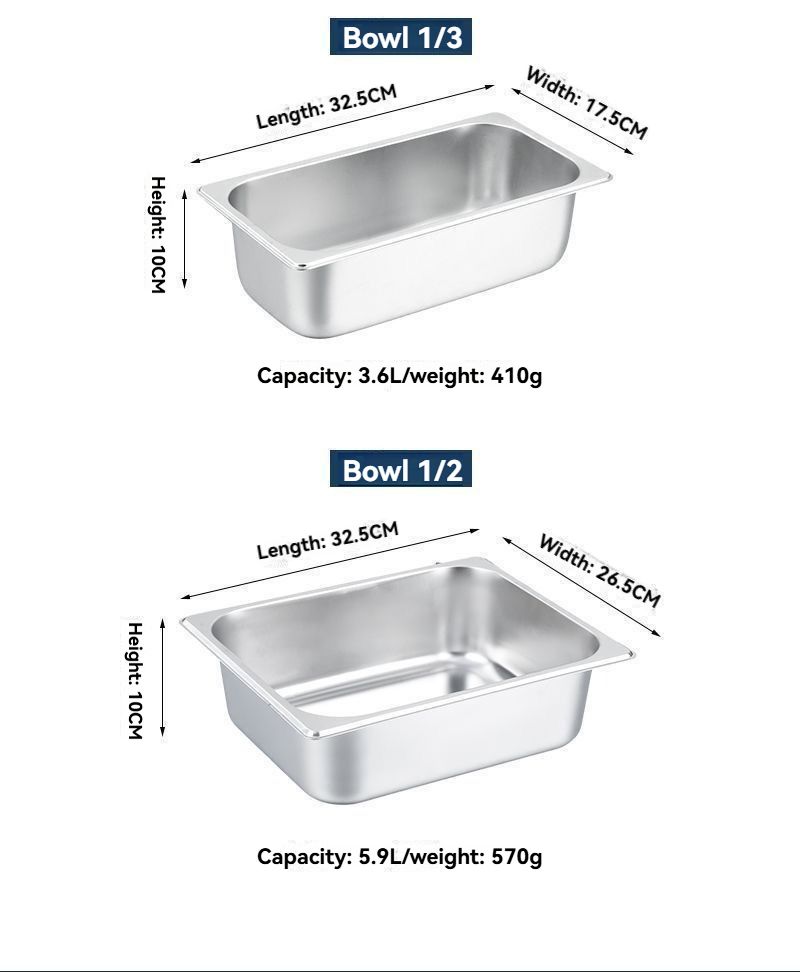 Stainless Steel Condiment Server with Ice Base – Multi-Compartment ...
