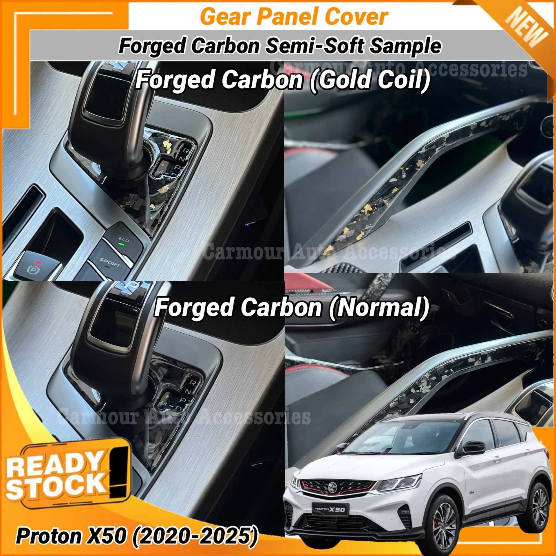 Proton X50 (2020-2025) Gear Panel Cover Gear Panel Trim Cover Gear ...