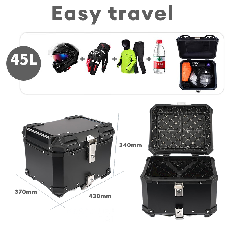 Aero All-aluminum 45L/55L top box Limited time gift leather lining and ...