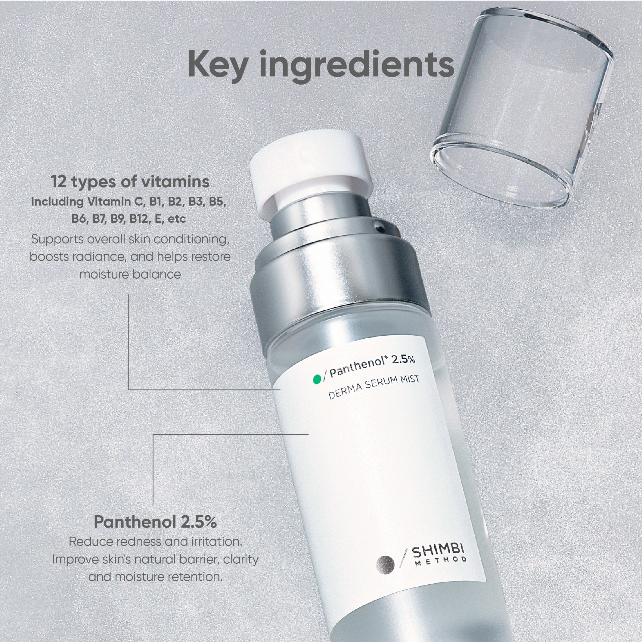 SHIMBI METHOD Derma Serum Mist Panthenol 2.5% 50ml | Shopee Malaysia