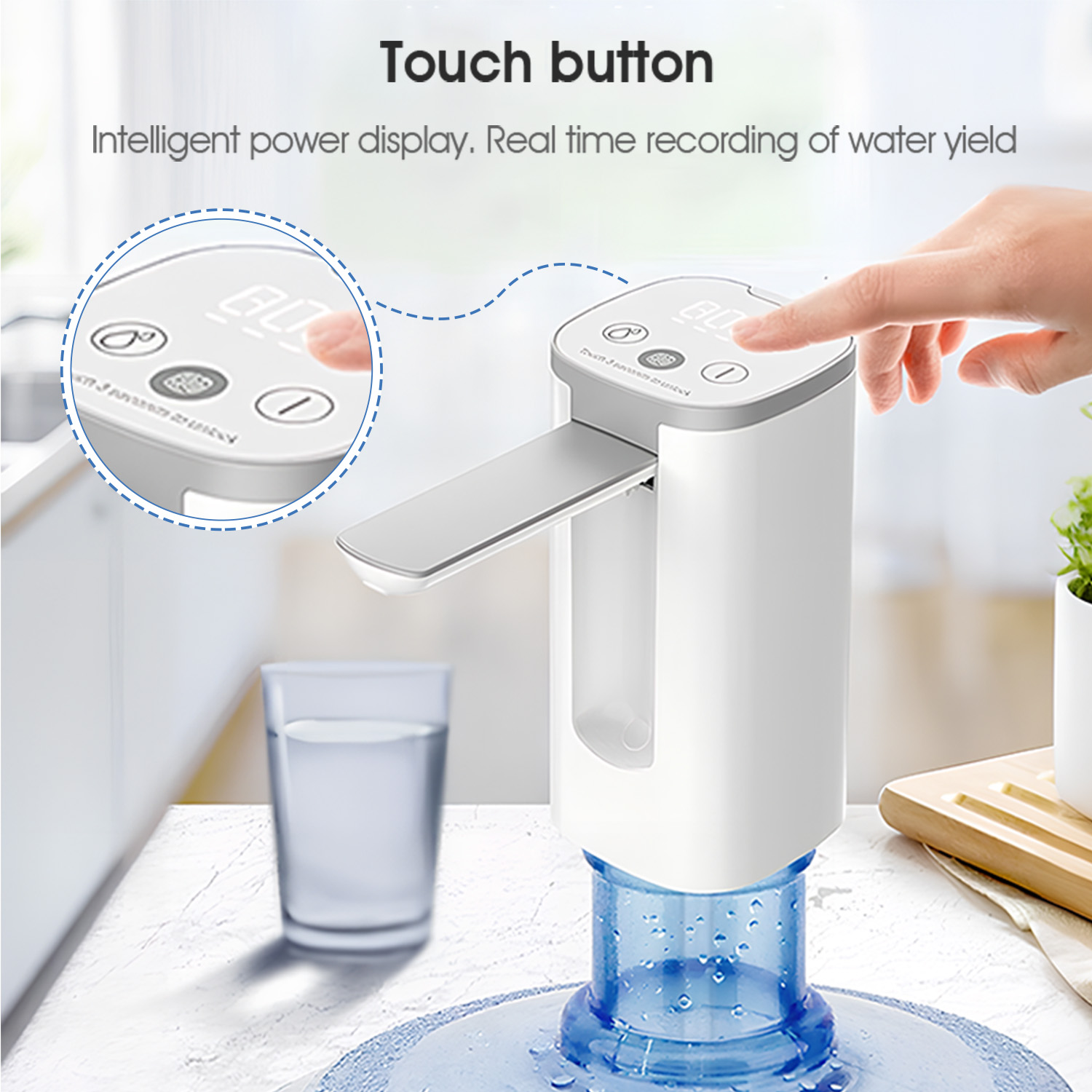 MEEVIDA Electric Automatic Water Dispenser USB Charging 抽水器 | Shopee ...