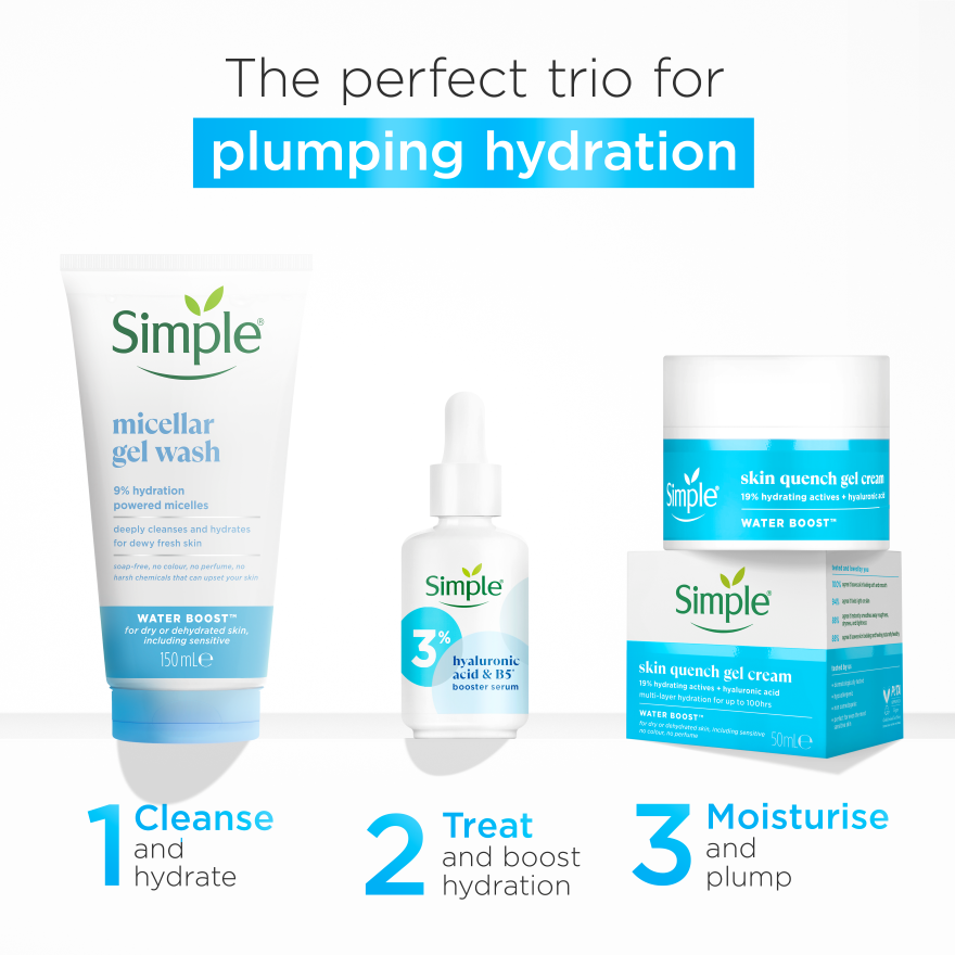 [GWP] Simple Water Boost Micellar Gel Wash 150ml x2 (Exp: 04/11/2026 ...