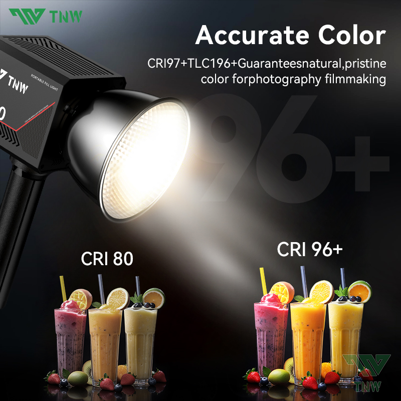 TNW Z60 60W COB LED Video Light 2500K-7500K Outdoor Studio Light with ...