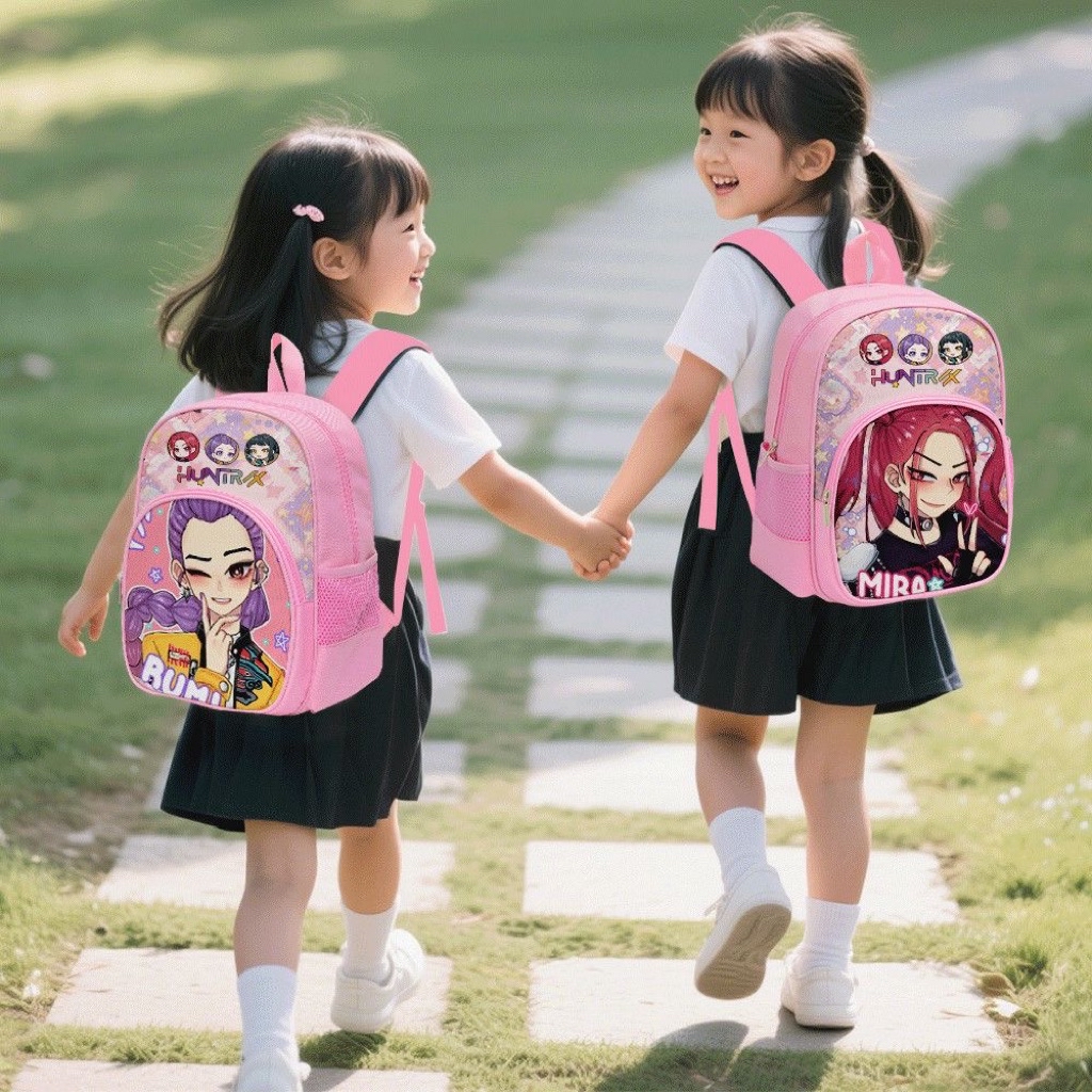 KPOP Demon Hunters Huntrix Sajaboys Reflective Backpack Lightweight ...