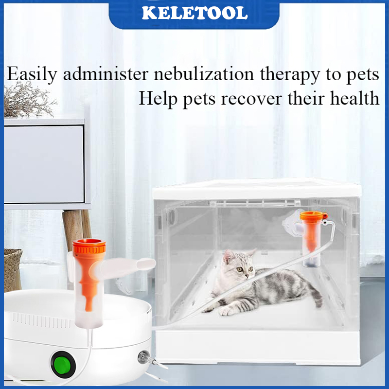 Pet Portable Nebulizer Machine and Atomizing Box Foldable Transparent ...