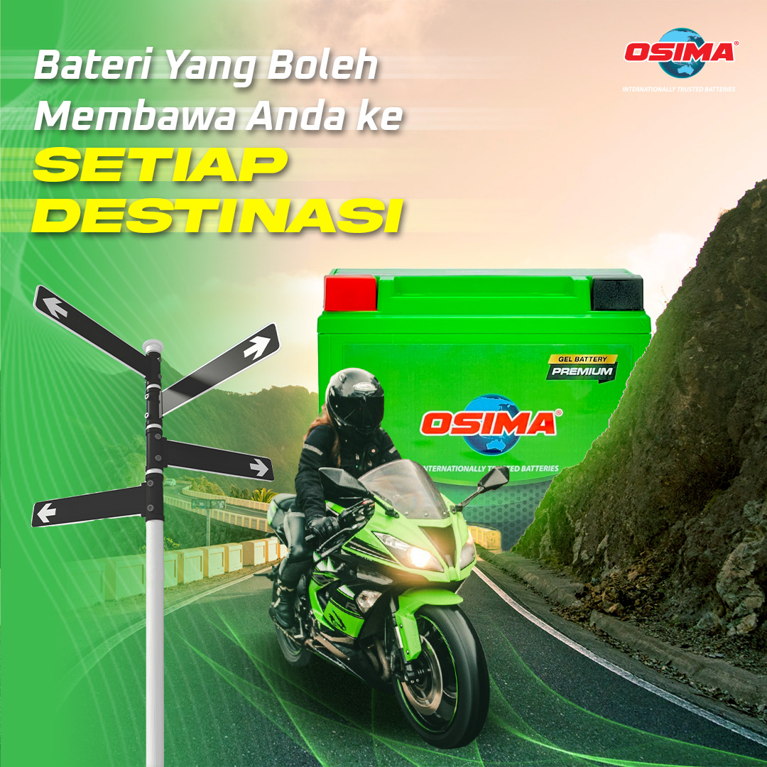 OSIMA GTZ5-S GEL Battery 12V 5AH | LC135 WAVE125 Y15 Y16 | GTZ5 YTZ4 ...
