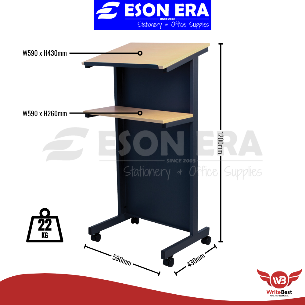Writebest Compact Rostrum ROS12 Presentation Table | Shopee Malaysia