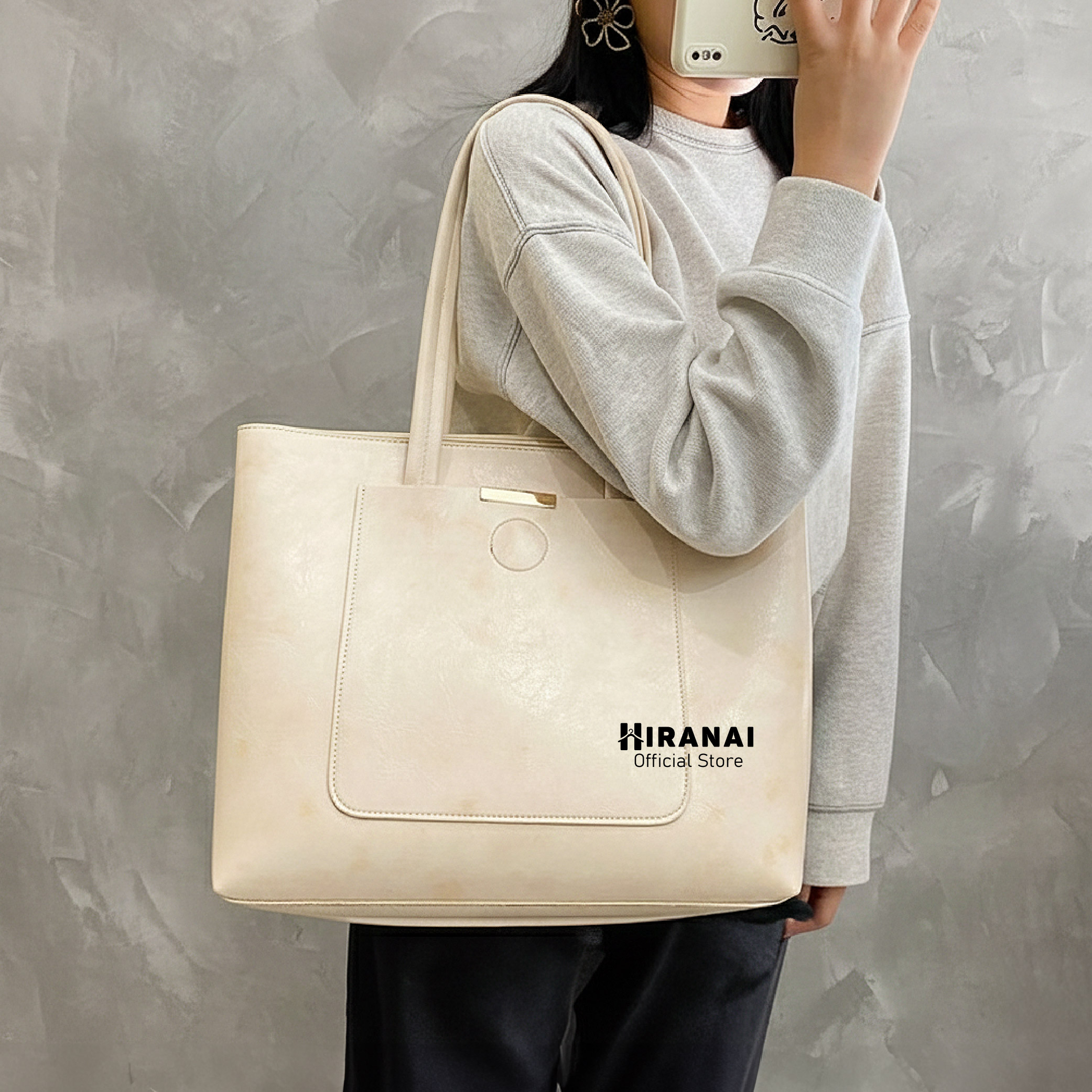 Tote Bag Women Beg Tangan Wanita Student Ladies Handbag Besar | Shopee ...