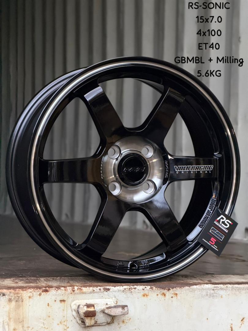 RS PERFORMANCE RS-SONIC THAILAND NEW SPORT RIM 15''16'' | Shopee Malaysia