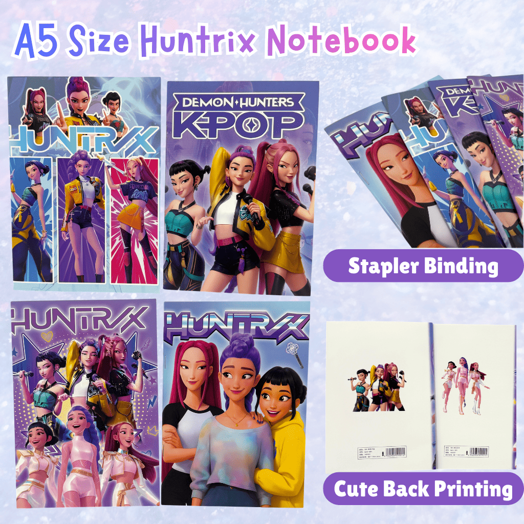 Huntrix Kpop demon hunter 0.5mm mechanical pencil sticker notebook 10 ...