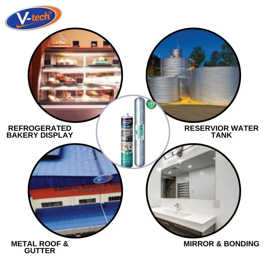 V-Tech VT-210 High Performance Sealant l Roof Gutter Cladding ...