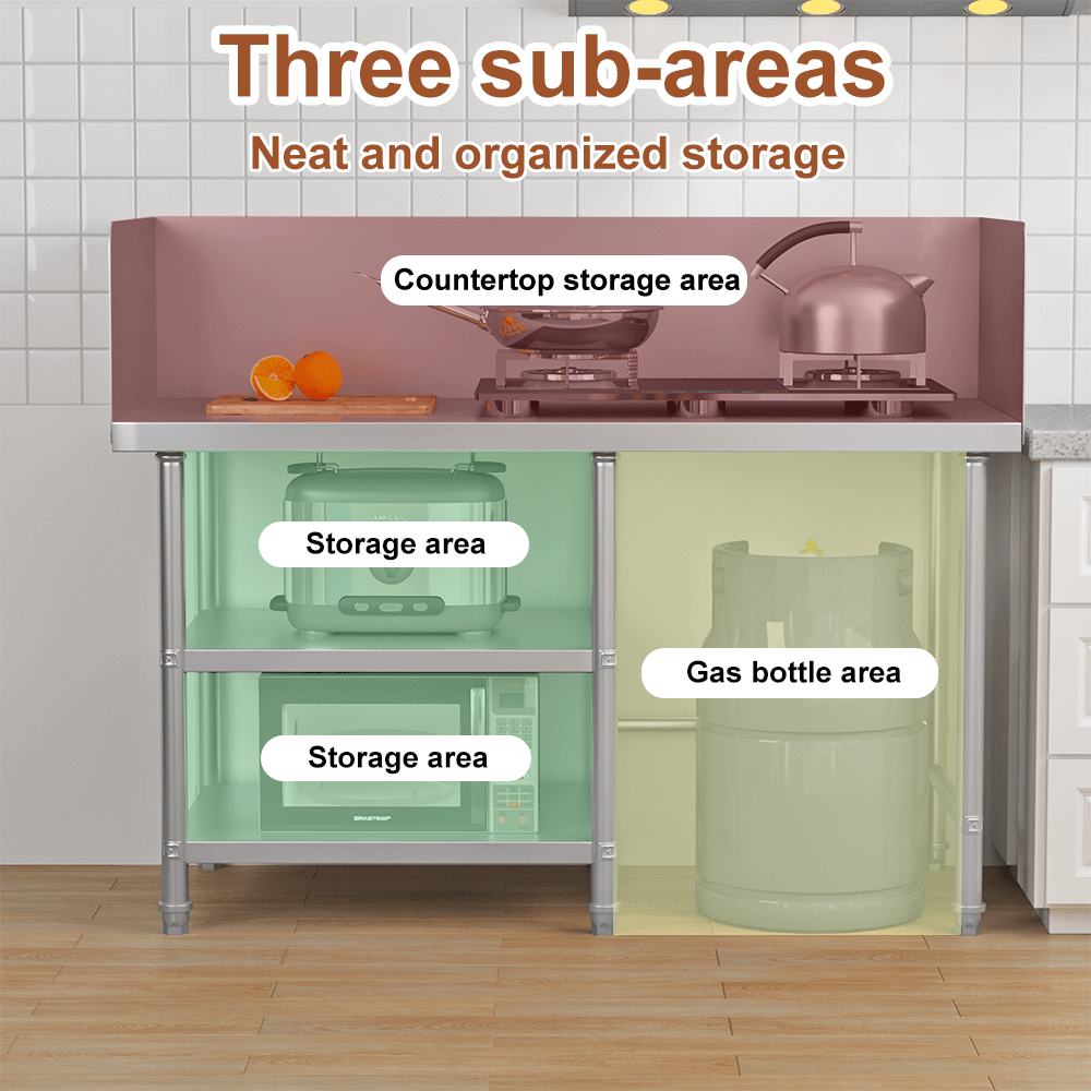 Stainless Steel Kitchen stove Rack Dapur Gas Rack Gas Kitchen Rack ...