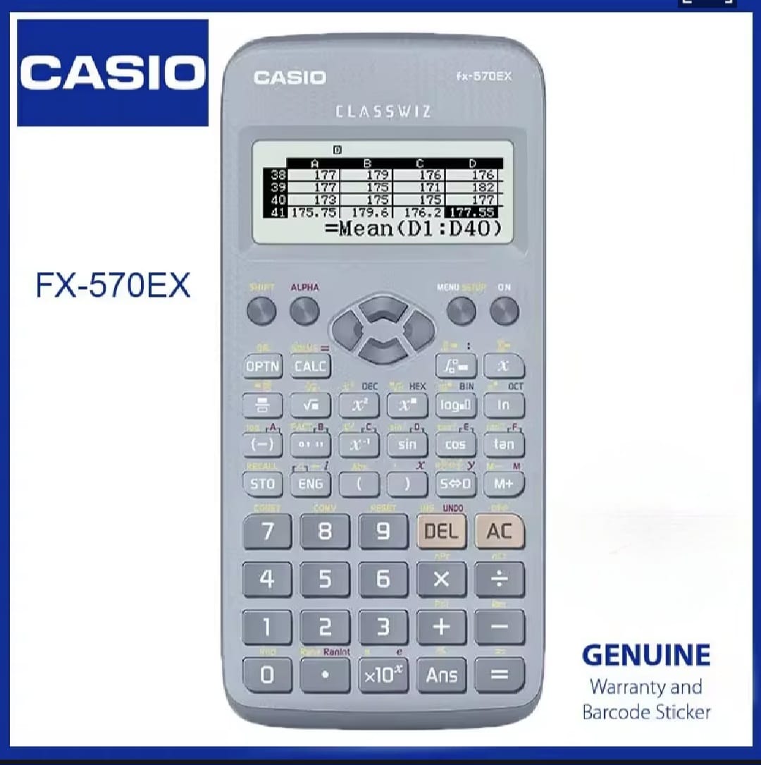 Casio Scientific Calculator FX-570EX/FX-991EX/FX-570MS/FX-991ES PLUS ...