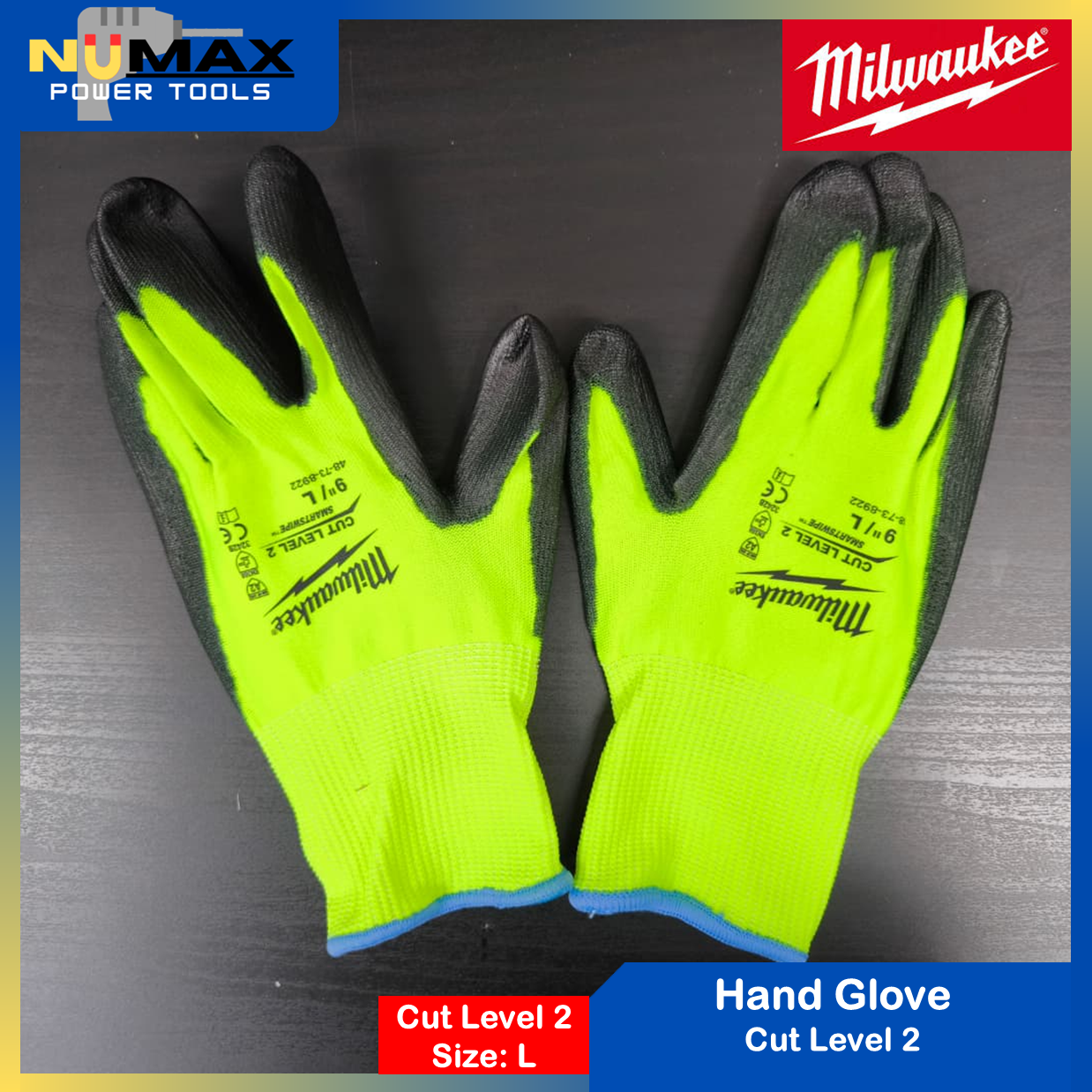 Milwaukee Hand Glove Cut Resistant Glove ( Cut Level 1/ Cut Level 2 ...