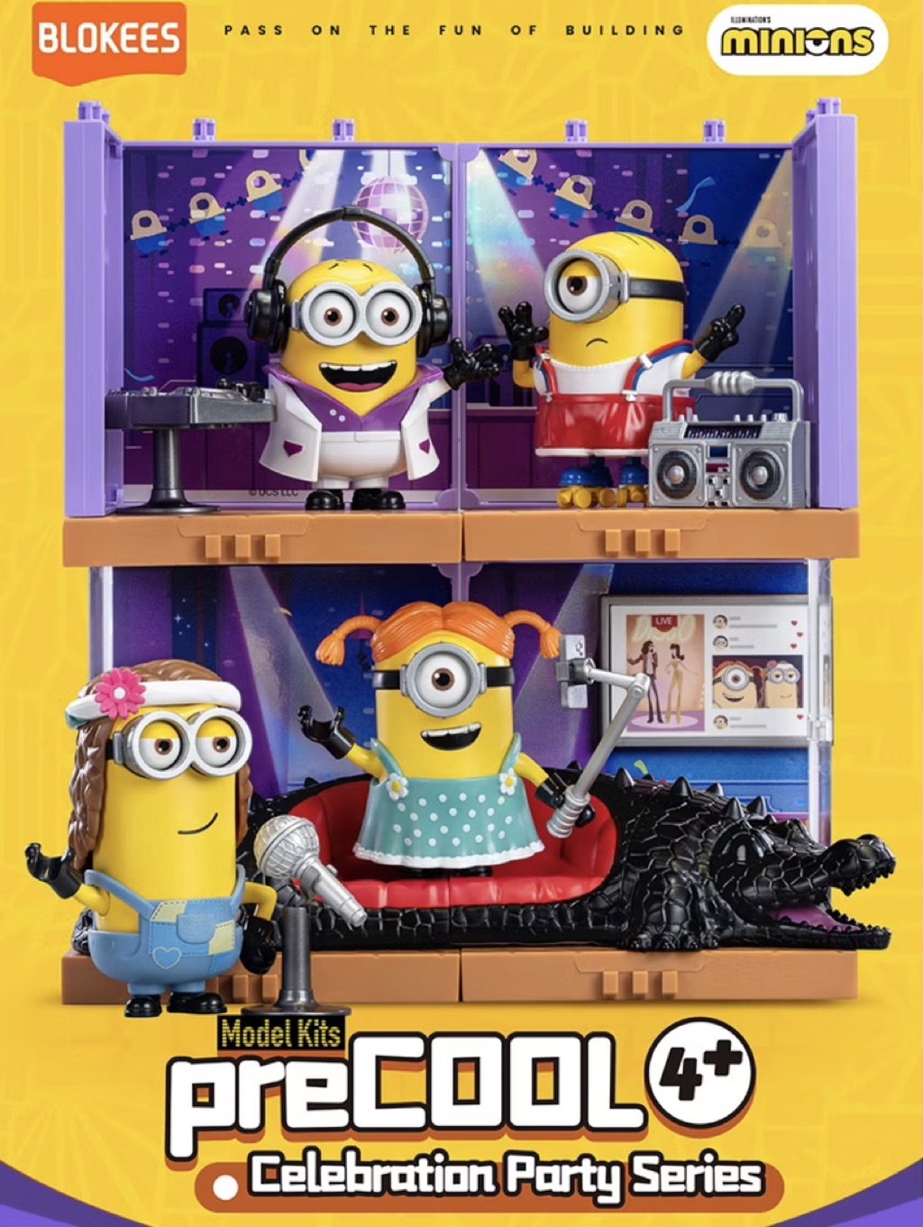 Blokees Bruco Building Block Minions Stuart Kevin Otto Bob Models Kits ...