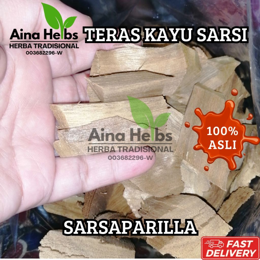 TERAS AKAR KAYU SARSI KERING 100% HERBA ASLI ORIGINAL UNTUK TENAGA DAN ...