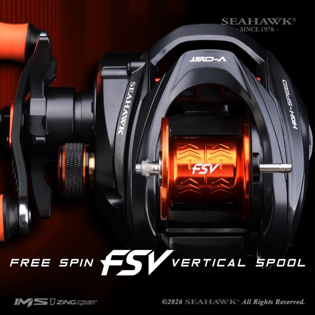 SEAHAWK IMS 1 ZING CAST Elite 103HSL IMS1 Baitcast Reel Mesin Pancing ...