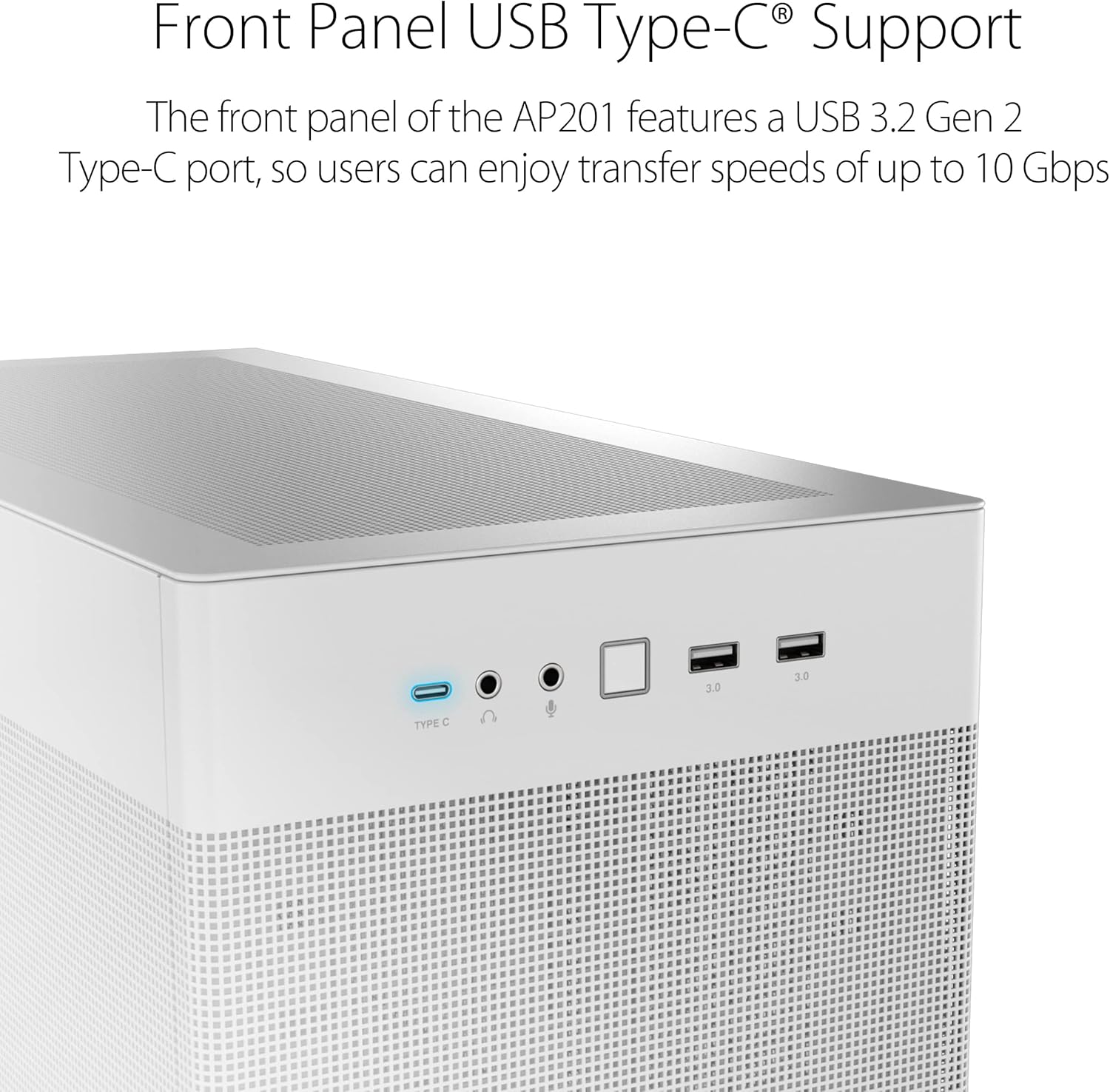 ASUS Prime AP201 MicroATX Case (Support Radiator Up to 360 mm and ...
