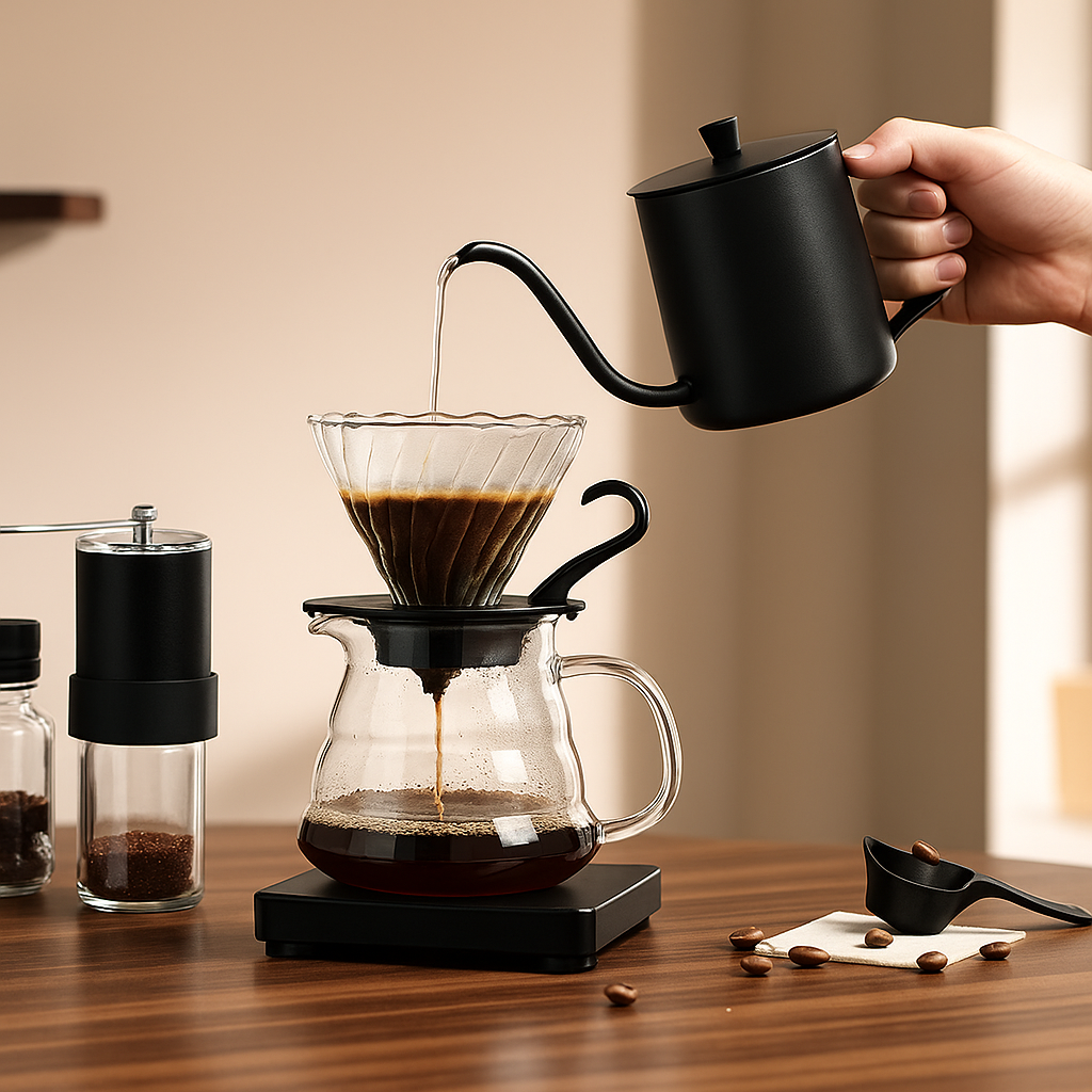V60 Drip Coffee Set Coffee Grinder Coffee Maker Coffee Machine Coffee ...