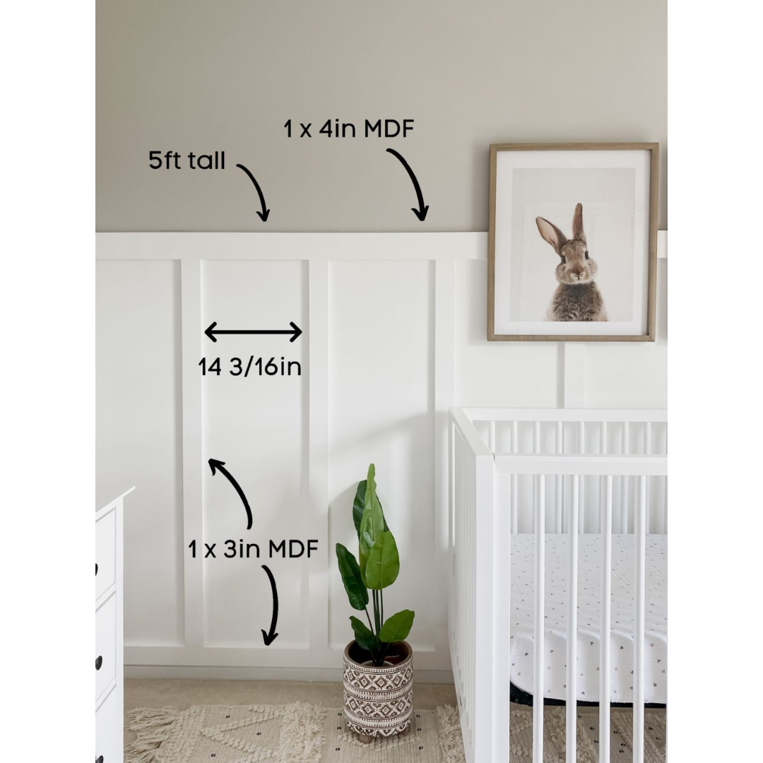 ISSHO 3mm/6mm Batten Wall MDF Board Panel 50/75mm x 2/3/4/6kaki panjang ...