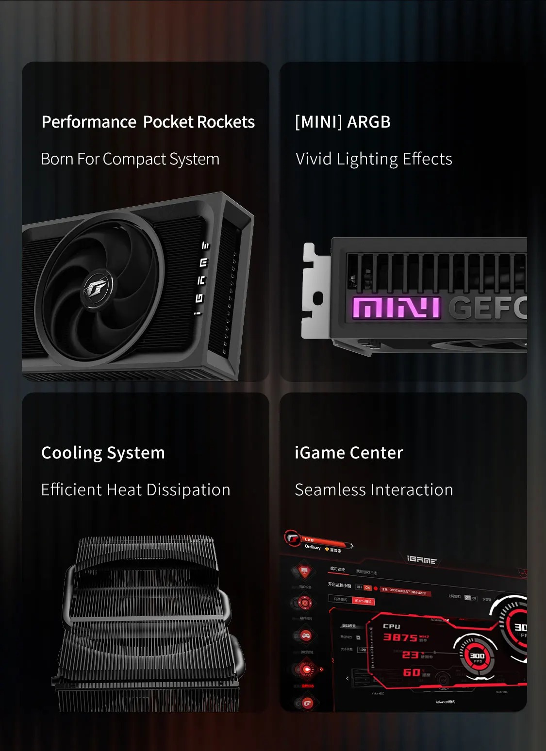 Colorful iGame GeForce RTX 5060 Ti Mini OC 8GB-V Graphic Card Video GPU ...