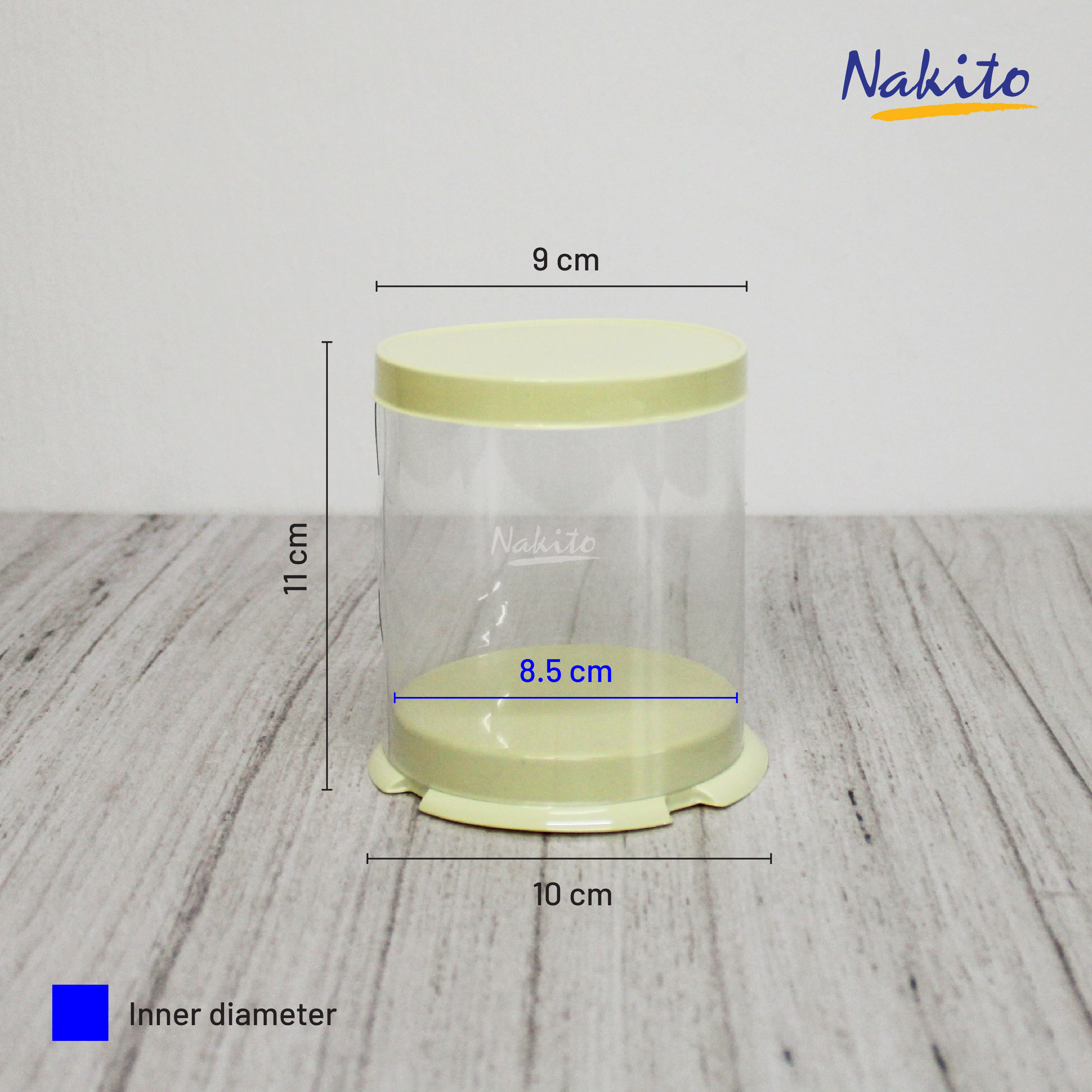 [10PCS] Mini Plastic Type Transparent Round Box Event Dessert Box Party ...