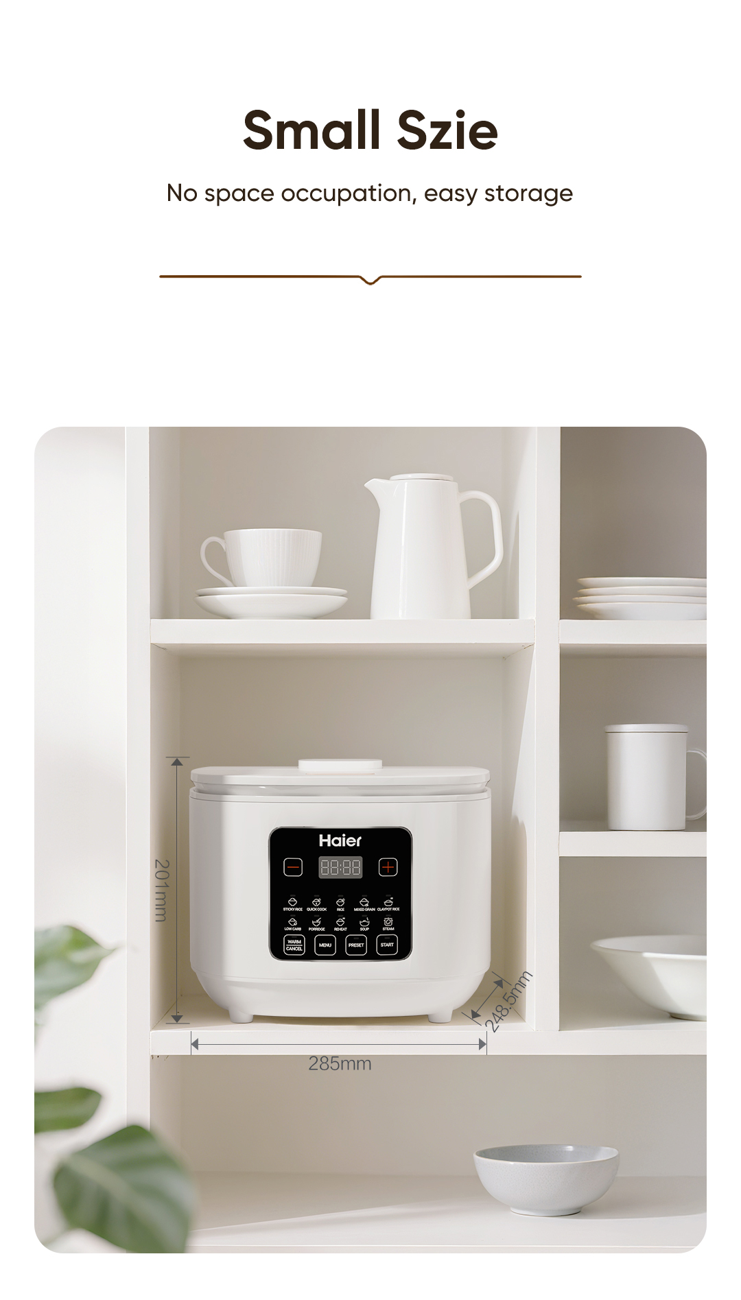 Haier Electric Smart Rice Cooker Multifunction Low Sugar Technology ...