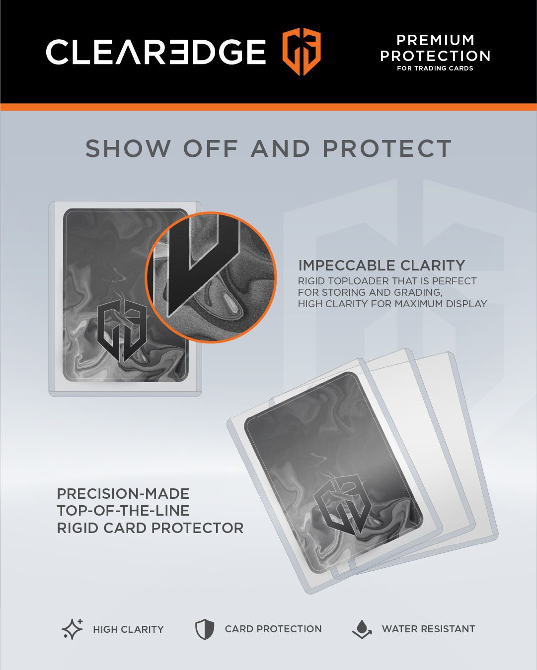 ClearEdge Premium TCG Toploader Card Sleeves (25/pcs) for Pokemon ...