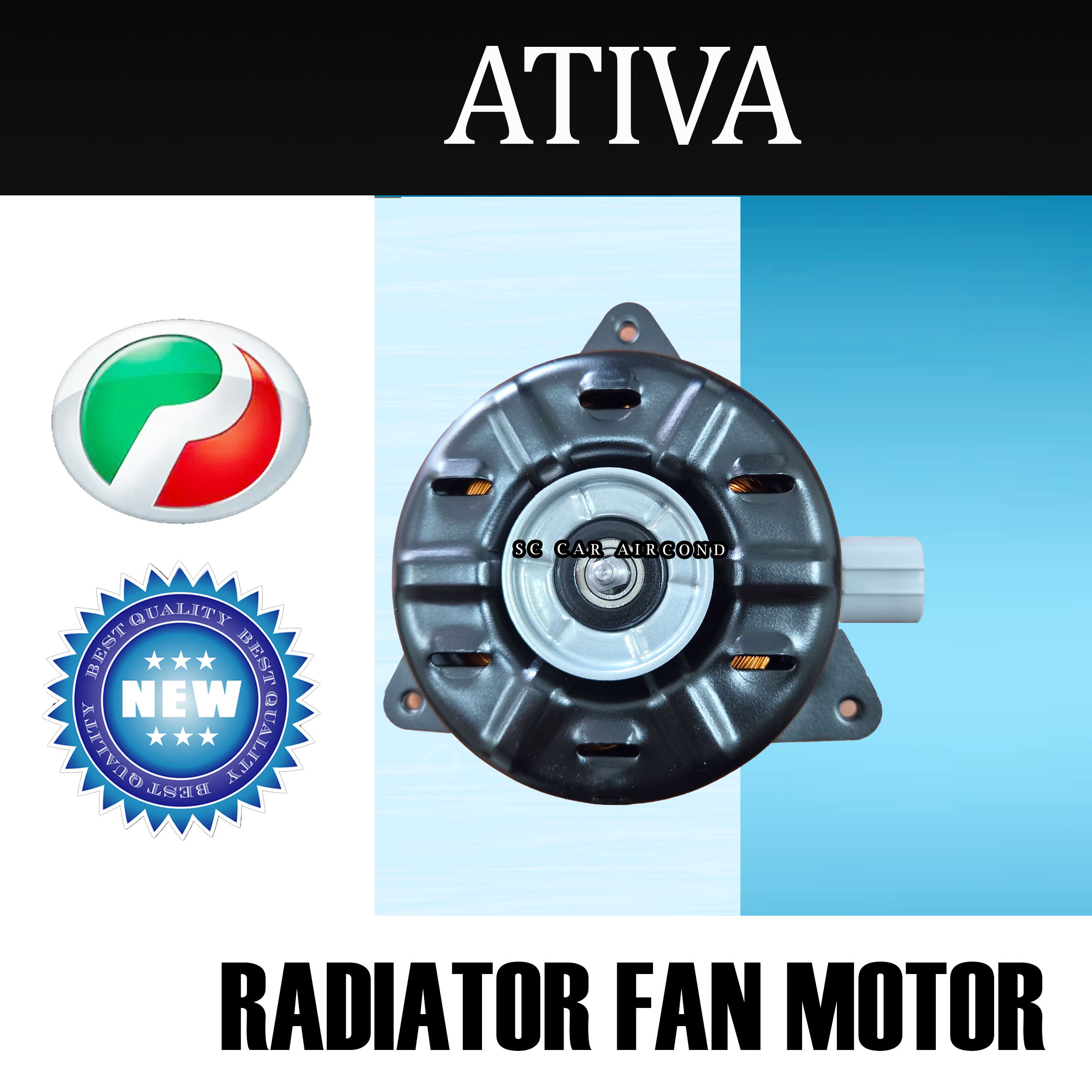 PERODUA ATIVA ORIGINAL DENSO RADIATOR FAN MOTOR (CAR AIR CONDITIONING ...