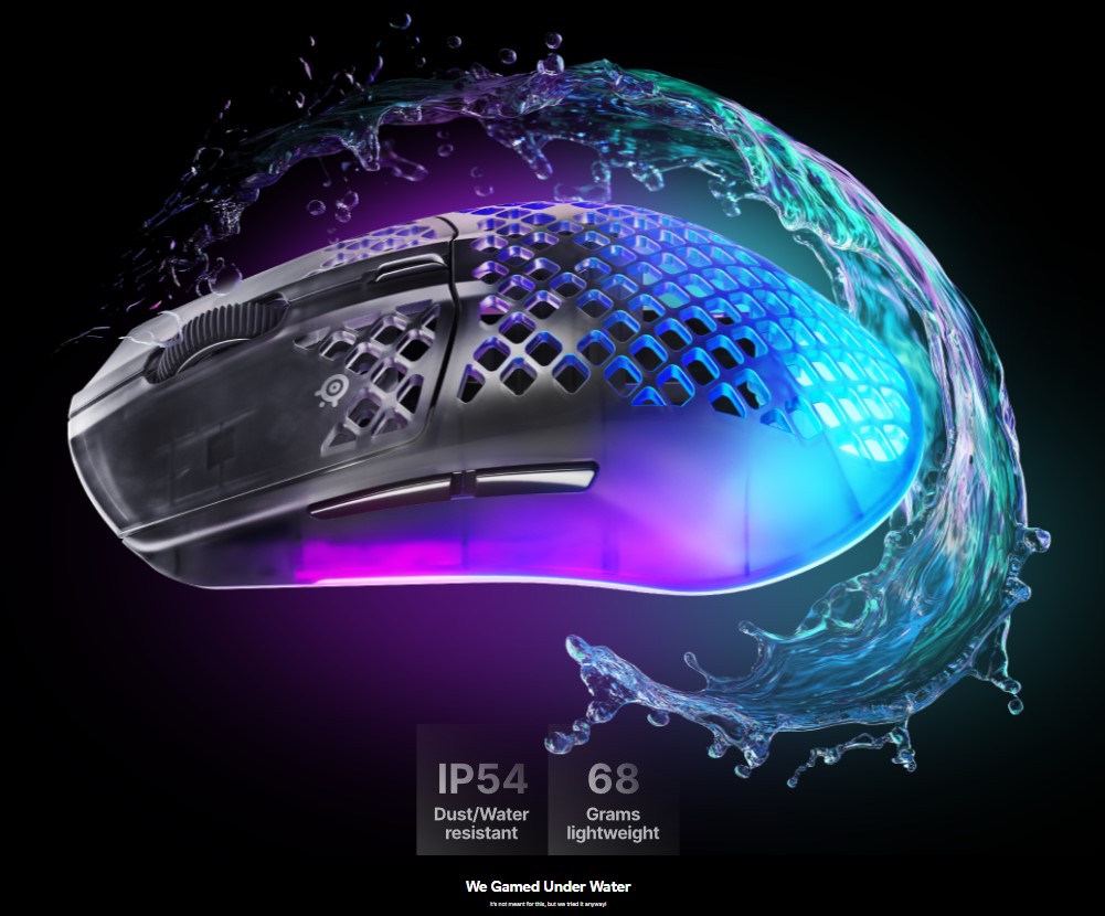 SteelSeries Aerox 3 Wireless Gen 2 | Lightweight Wireless Gaming Mouse ...