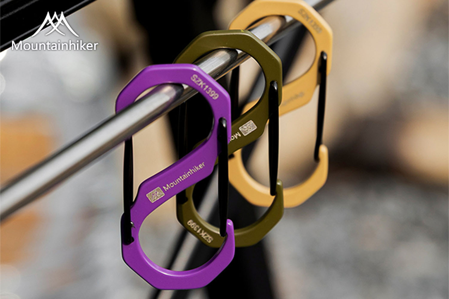 Mountainhiker Stainless Steel S-Hook Carabiner，Heavy Duty 20kg Outdoor ...