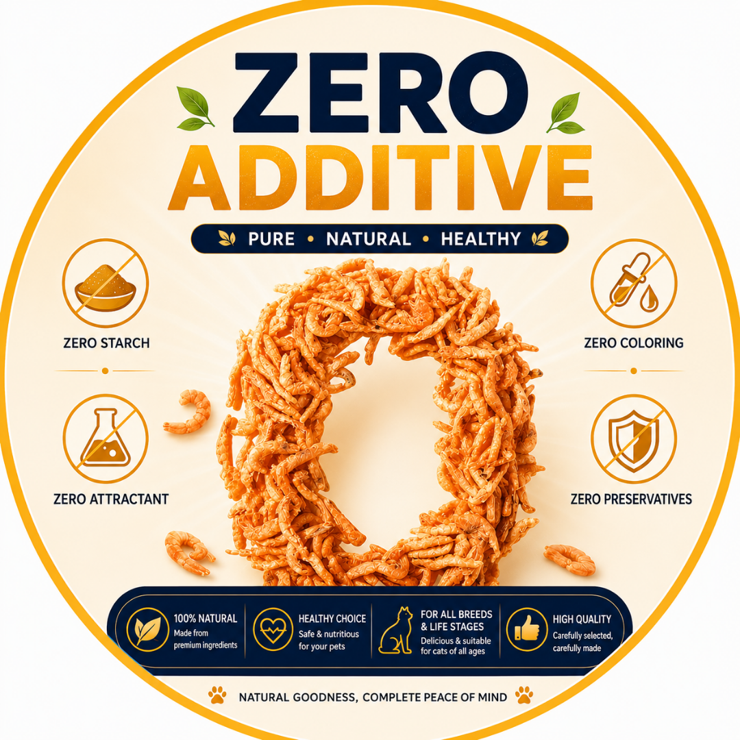 Gun PET Freeze Dried Antarctic Krill 50g Zero Additive Fresh Makanan ...