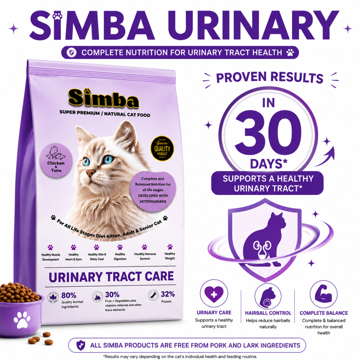 SIMBA Premium Urinary 10kg Makanan Kucing Simba Urinary Direct Kilang ...