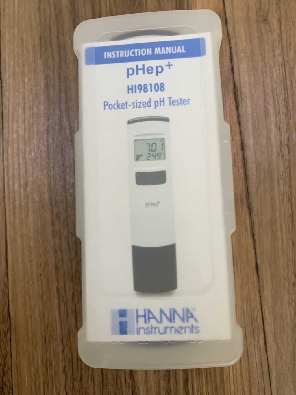 pH meter HI98108 Hanna Instruments Waterproof Pocket pH Tester with 0. ...
