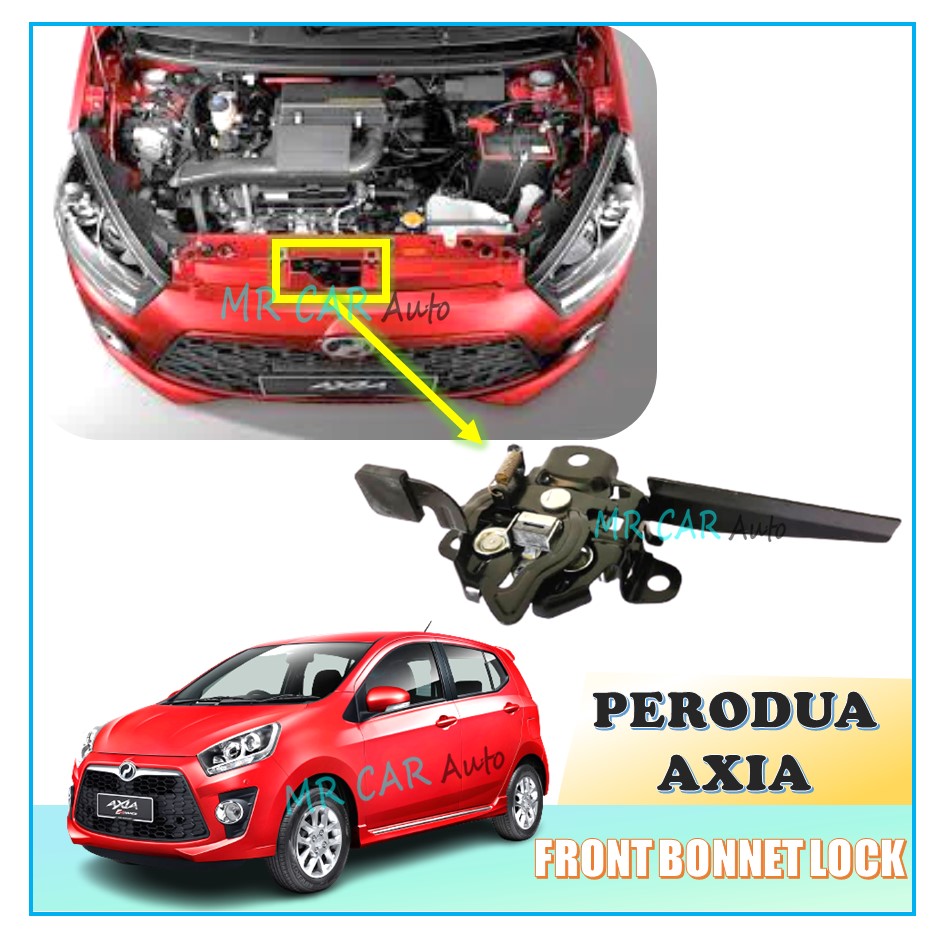 PERODUA AXIA FRONT BONNET LOCK (ORIGINAL) | Shopee Malaysia