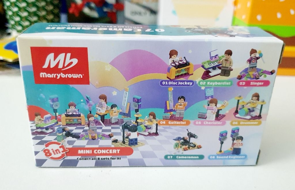 MB Marrybrown Kiddy Meal Toy: DIY Mini Concert Figures - Cameraman (New ...