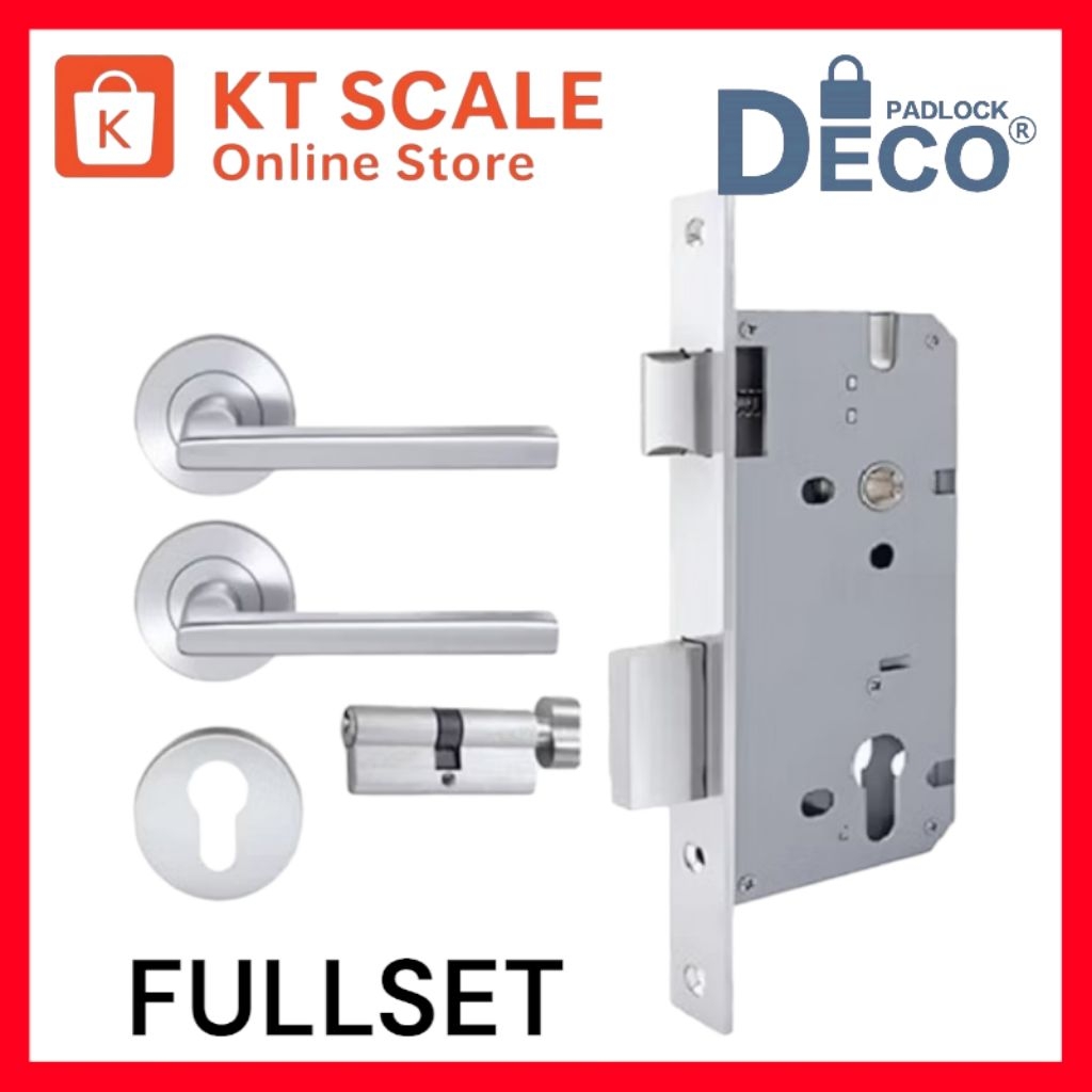 DECO MORTISE LOCKSET FOR FIRE DOOR WOODEN DOOR | Shopee Malaysia