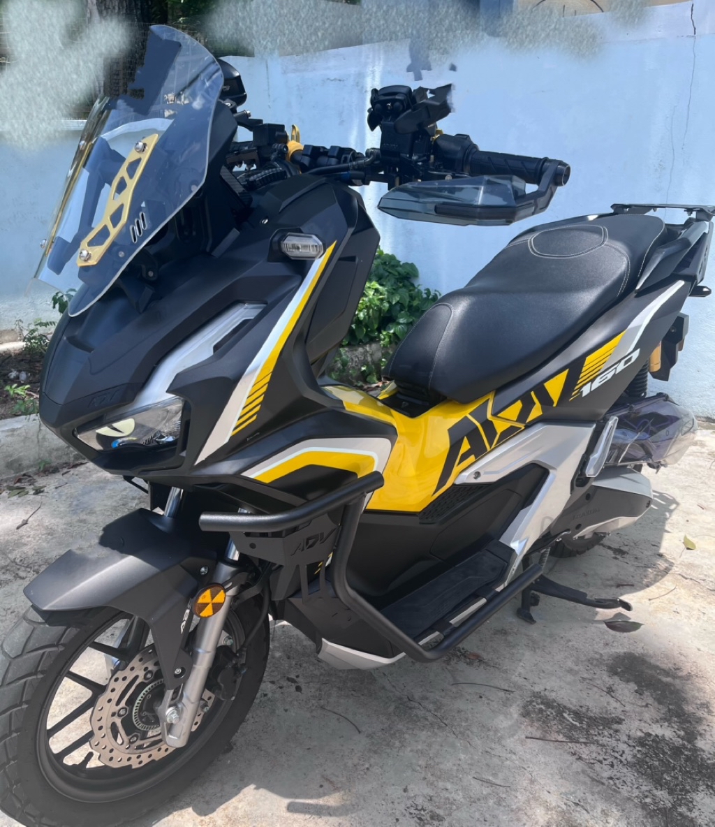 SEC STYLE ADV160 HEAVY DUTY MONORACK ADV160 (SPOILER PAKAI BALIK) ADV ...