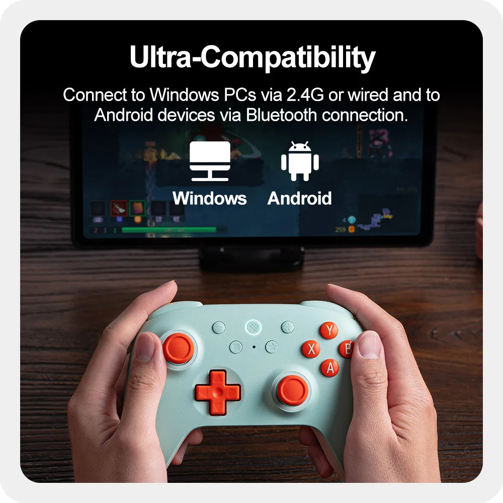 8BitDo Ultimate 2C Wireless Gaming Controller for PC, Windows 10, 11 ...
