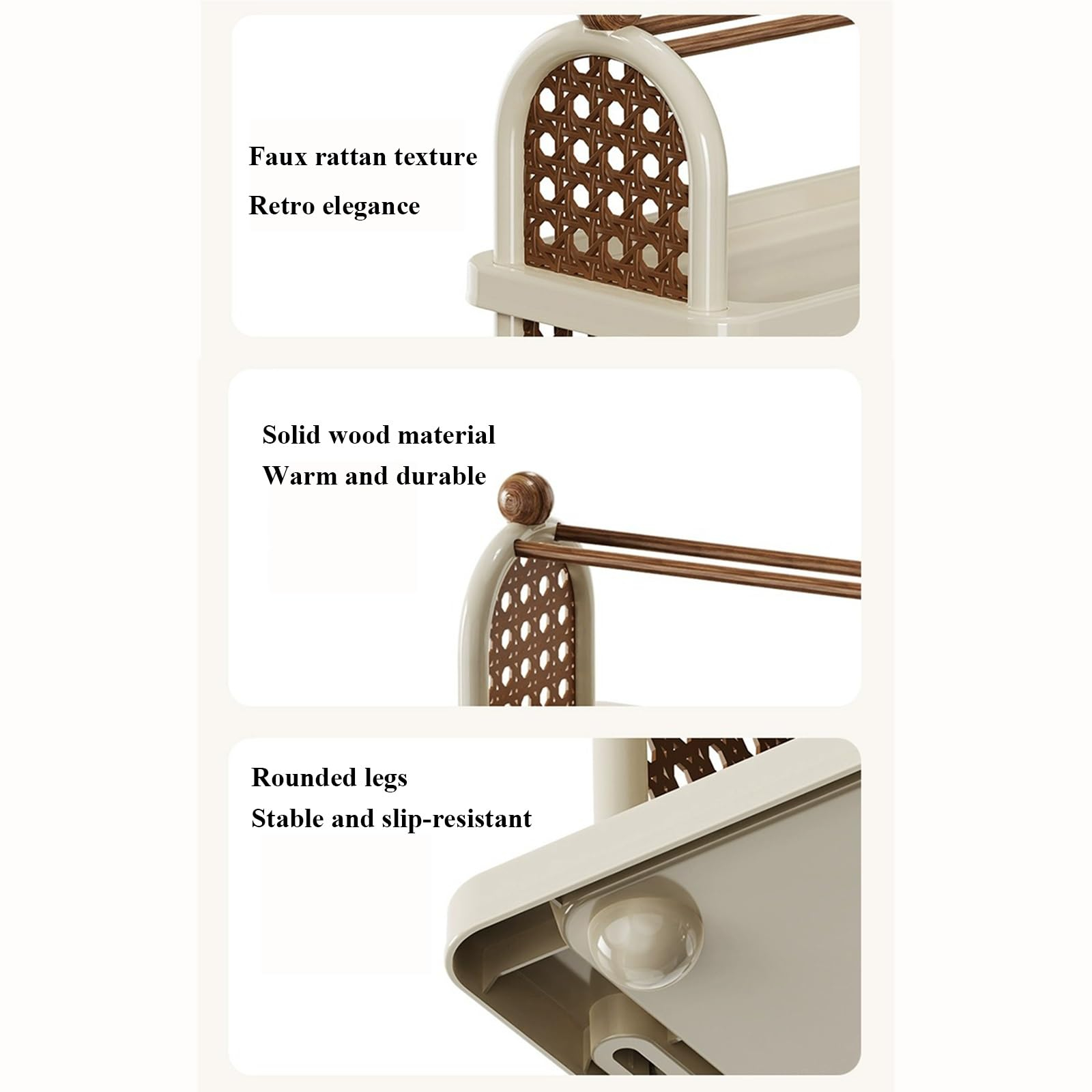 SEVENWOOD Desktop Organizer Stand Rak Meja Study Table Office Desk Book ...