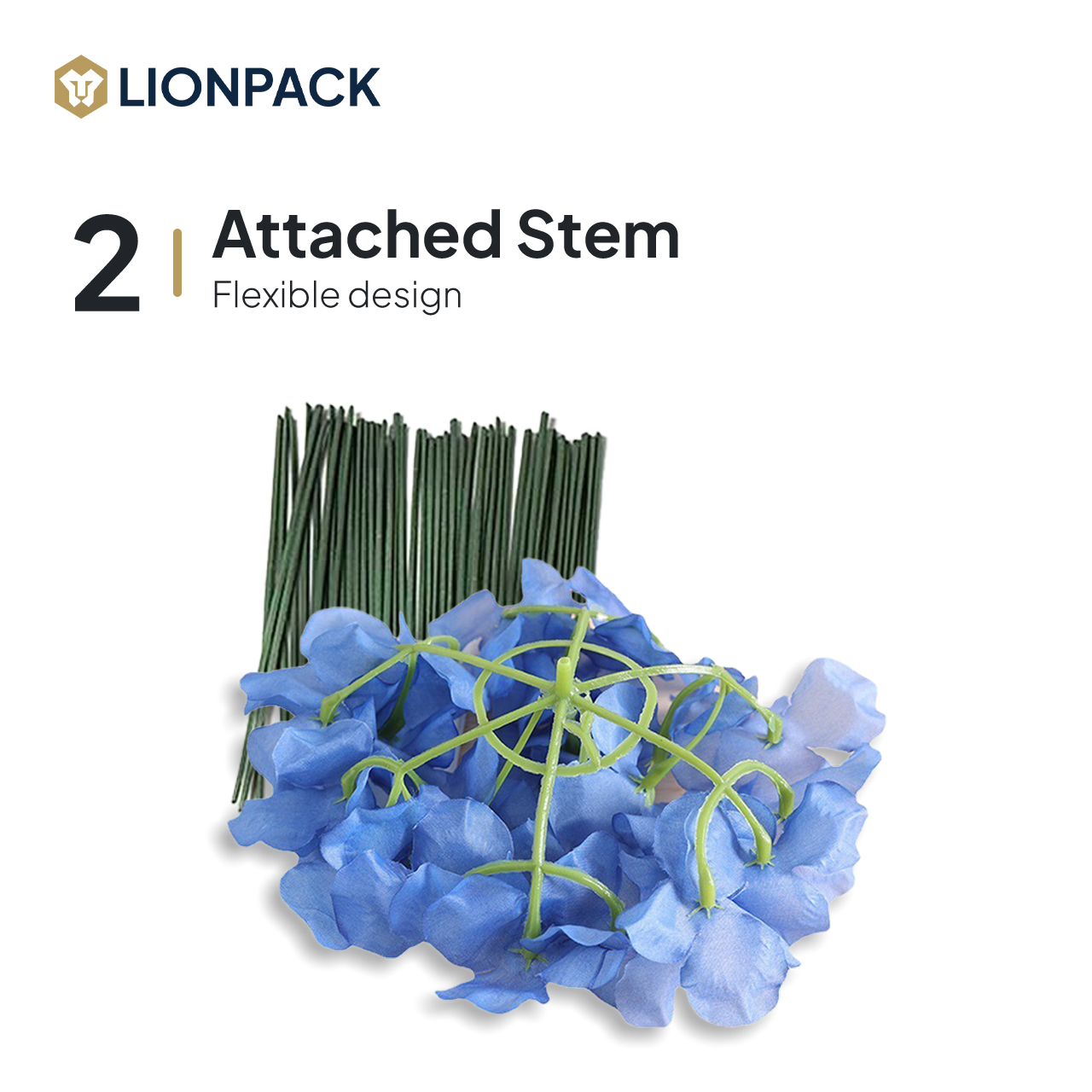 Artificial Flower Hydrangea Fake Bouquet Wedding Decoration Hiasan ...