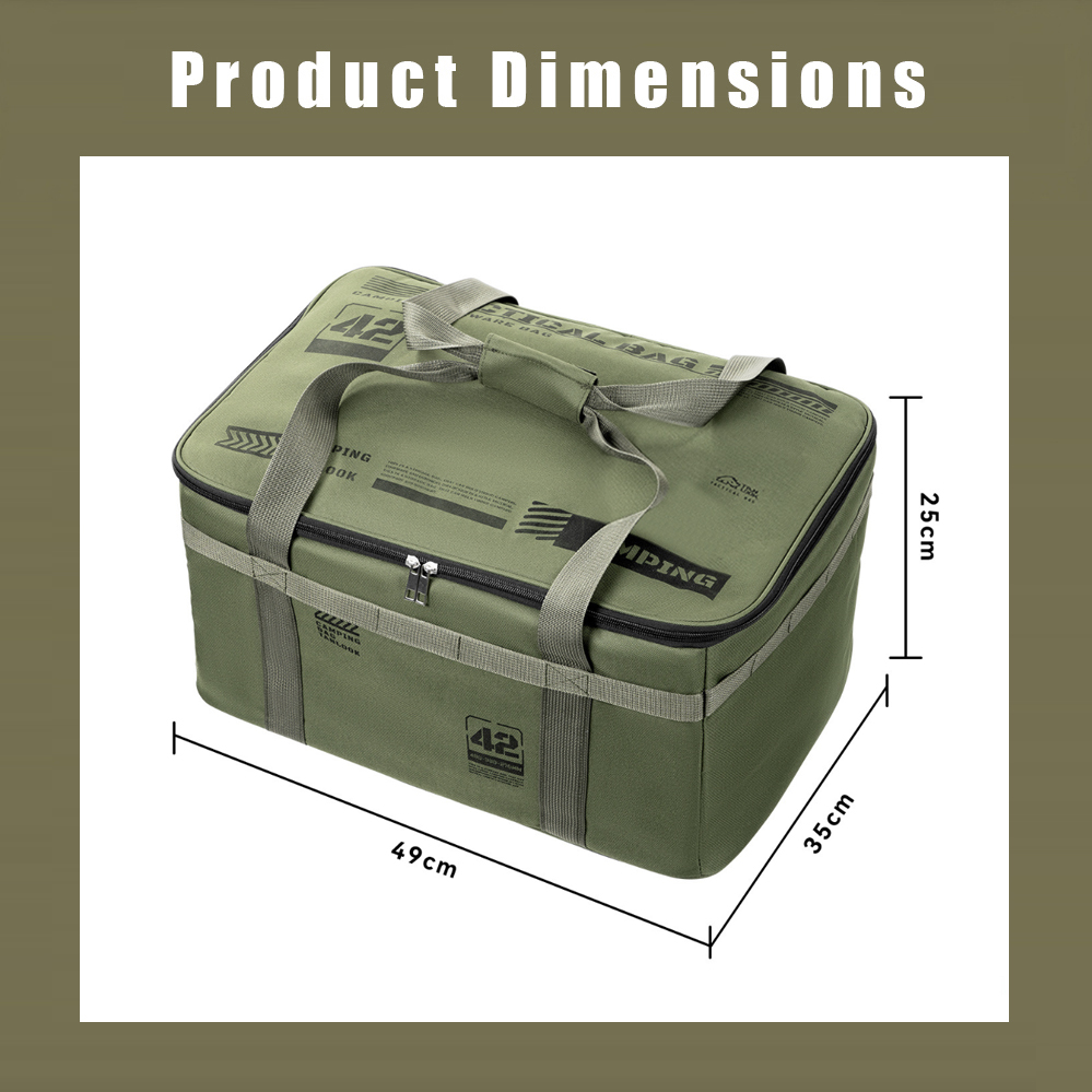 42L Large Capacity Outdoor Tactical Storage Bag Picnic Camping Folding ...