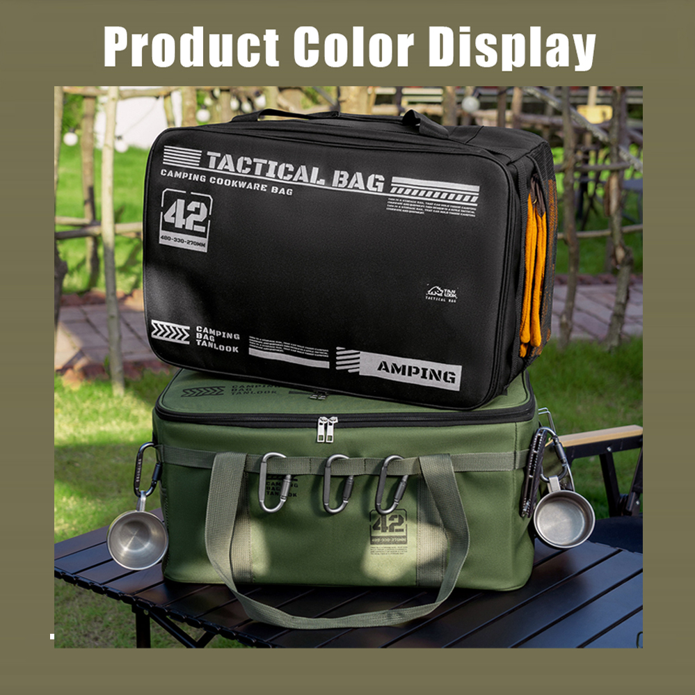 42L Large Capacity Outdoor Tactical Storage Bag Picnic Camping Folding ...