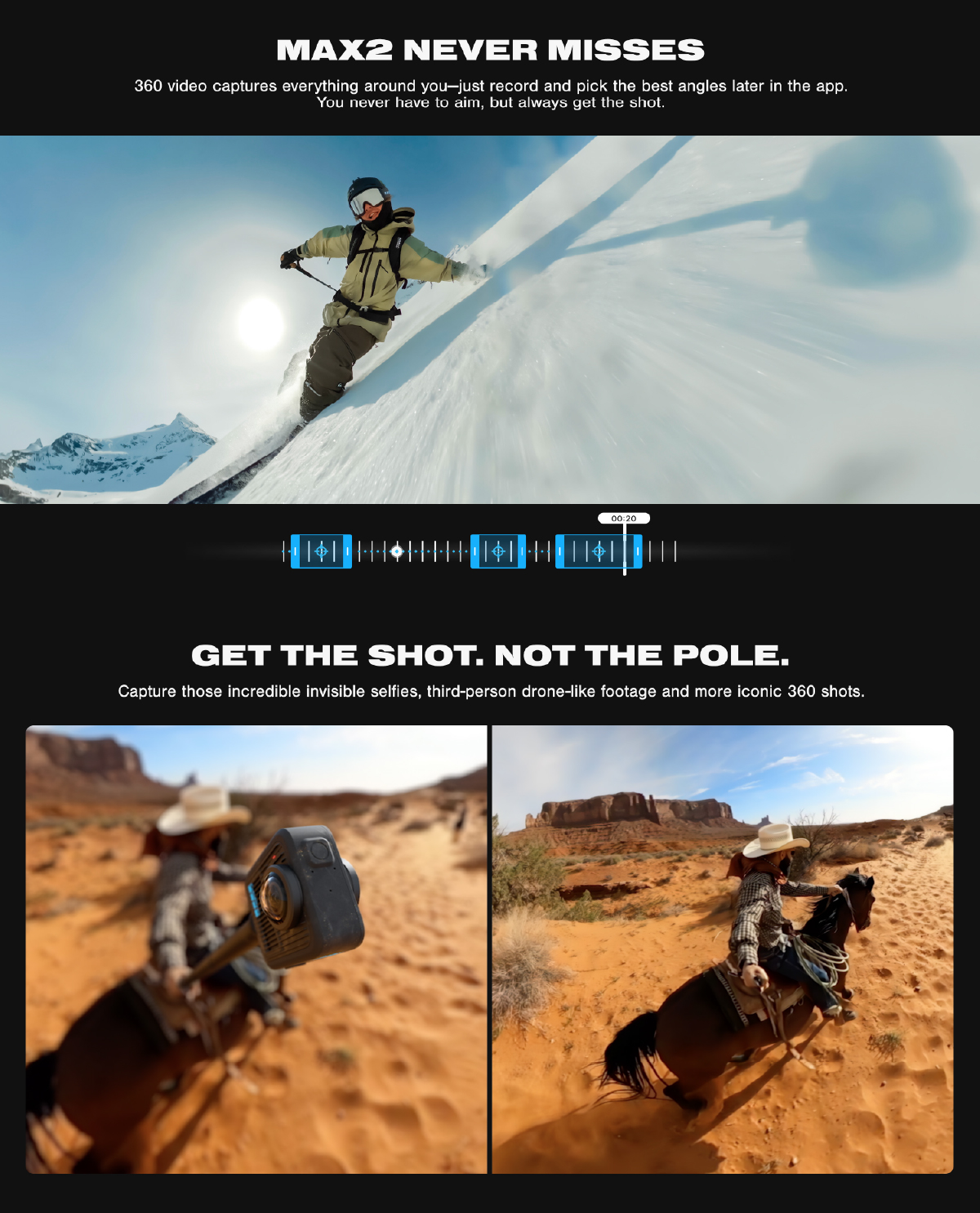 GoPro Max 2 360 Camera - 8K, Replaceable Lens, Waterproof, Slow Motion ...