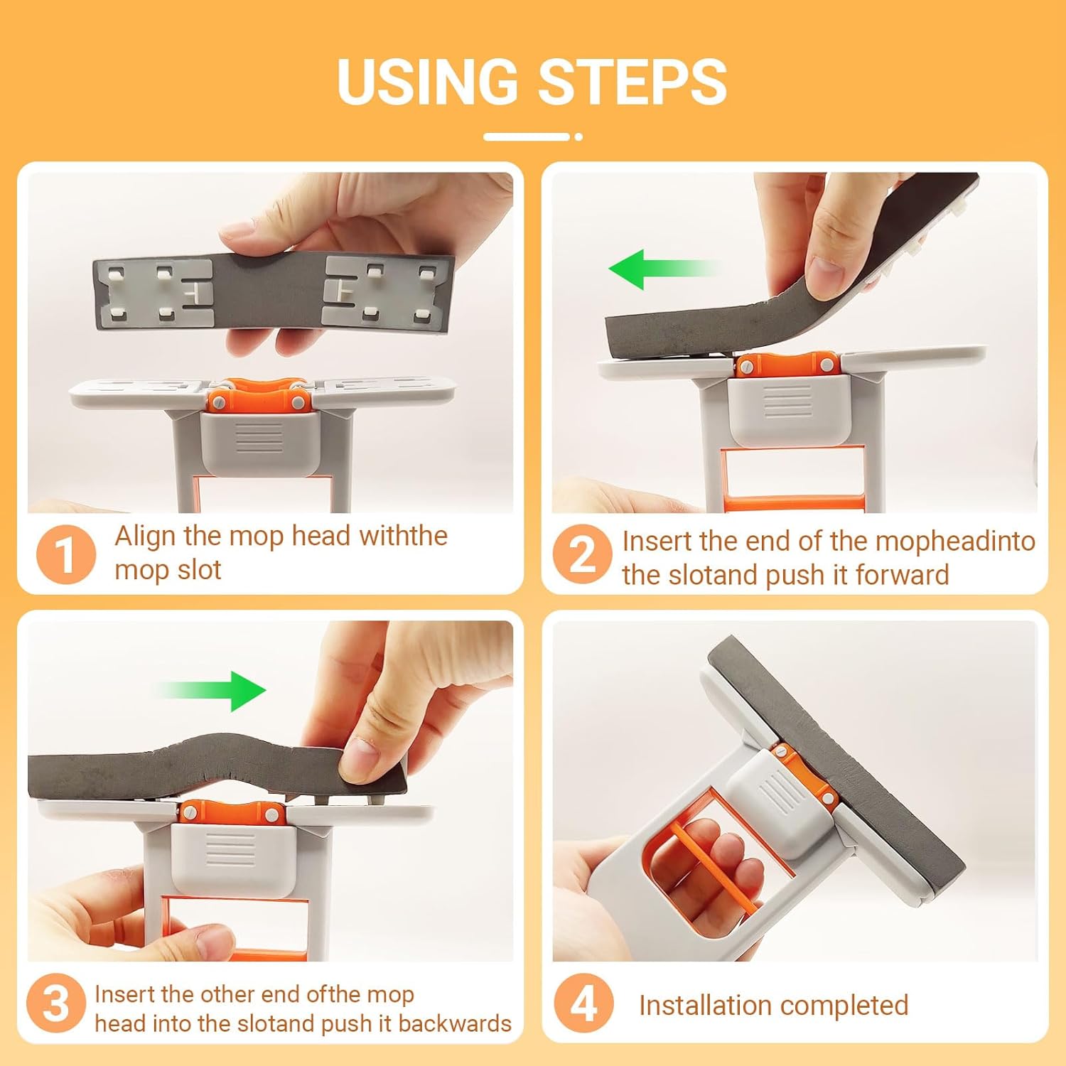 Mini Mop For wiping the table Foldable Durable Desktop Hand-Free Table ...