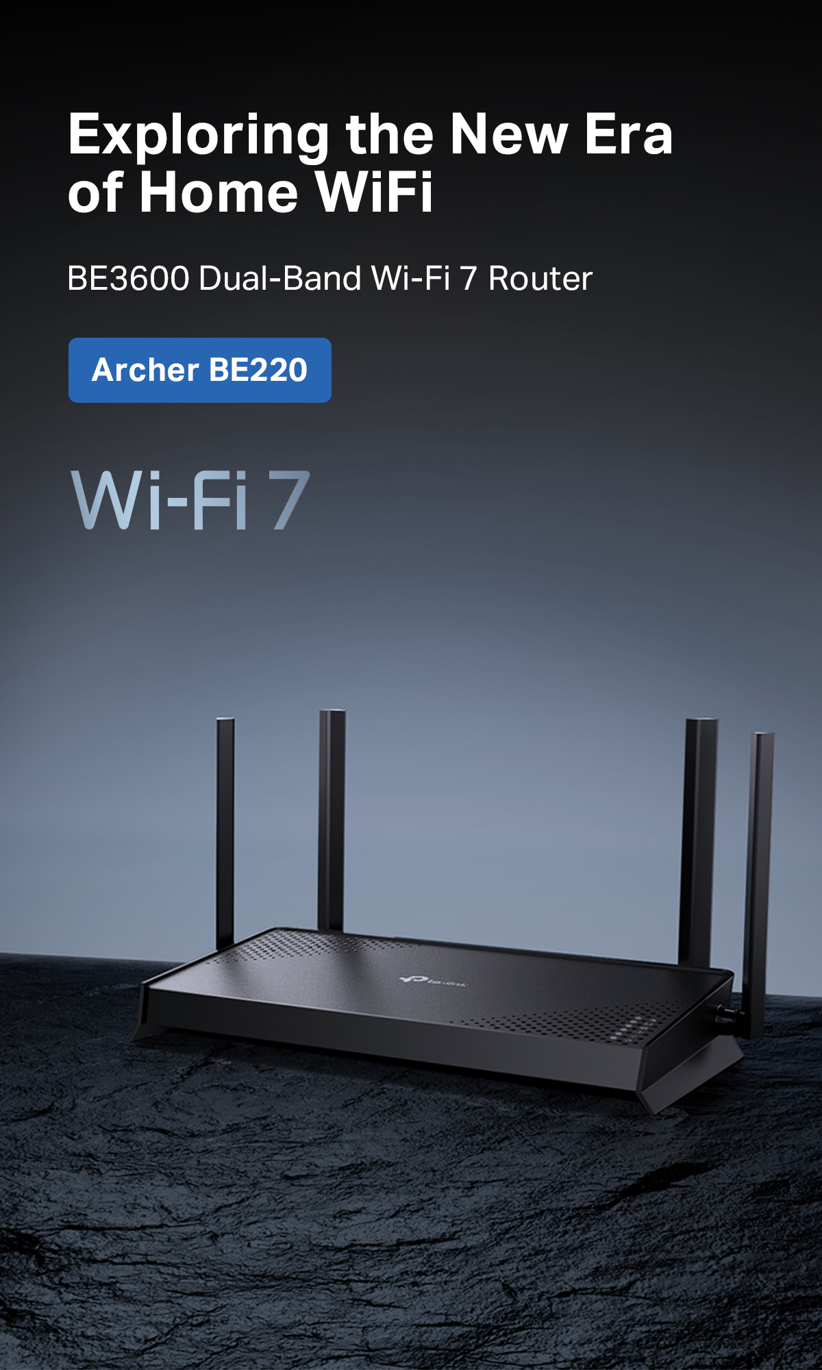 TP-Link WiFi 7 BE3600 Dual-Band Router Archer BE220 Full Gigabit Port ...