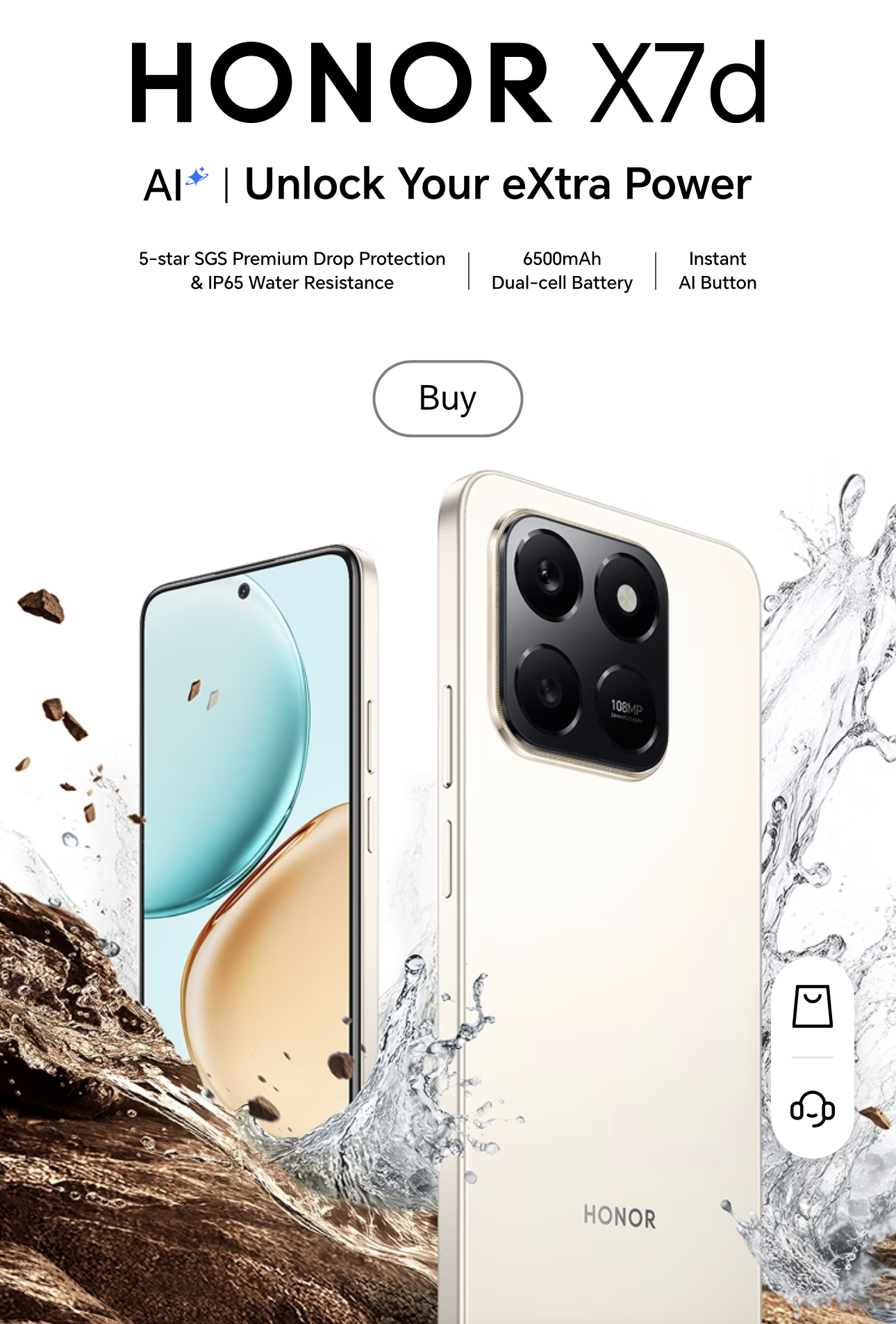 HONOR X7D (8GB+512GB) 108MP Camera | 6500mAh | 6.77