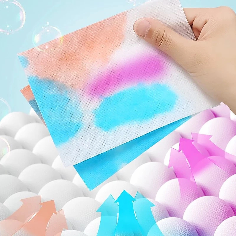 24pcs Anti Stain Color Absorption Sheet Washing Machine Laundry Anti ...