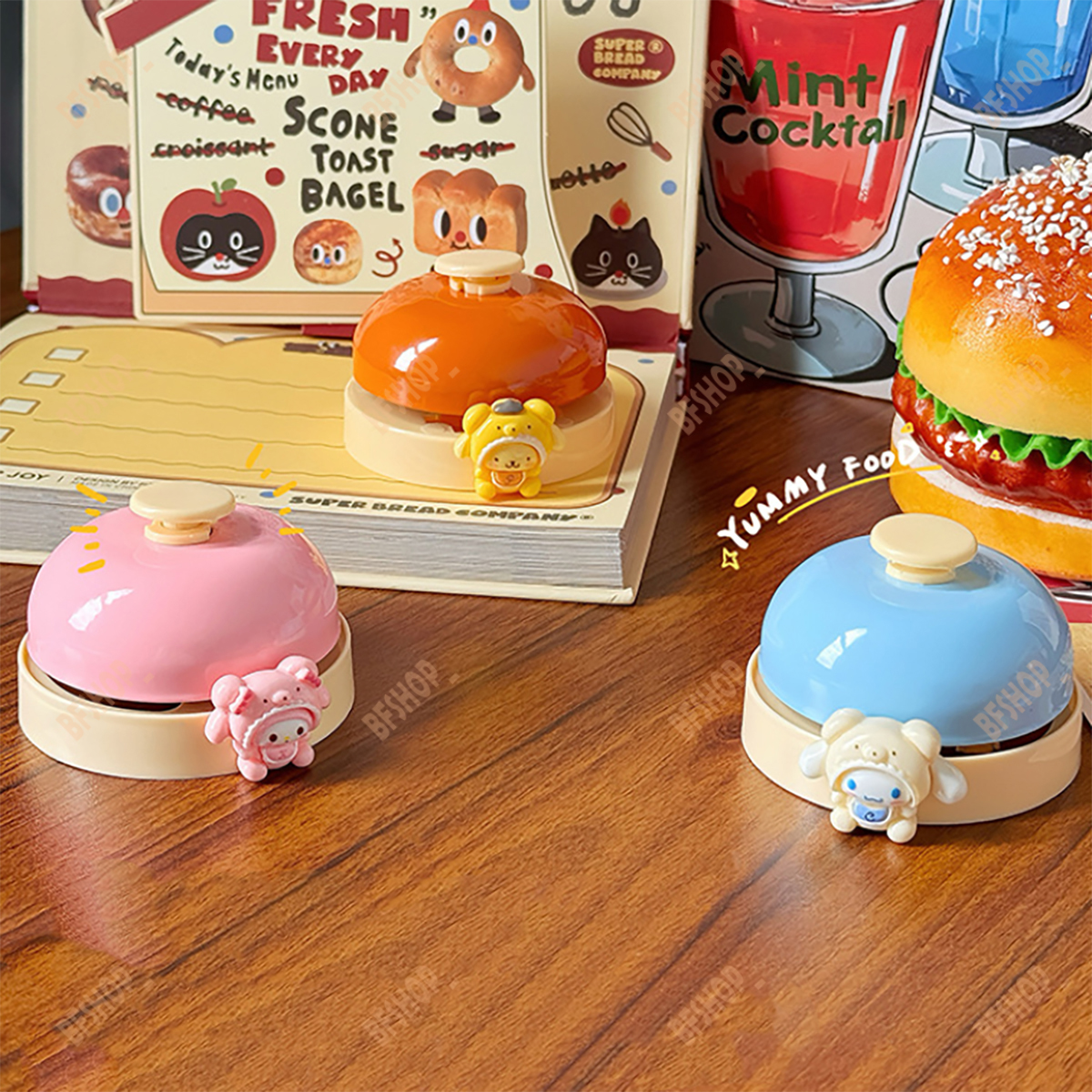 【Hot sale】Metal answering bell, grab microphone, pet call bell, hand ...